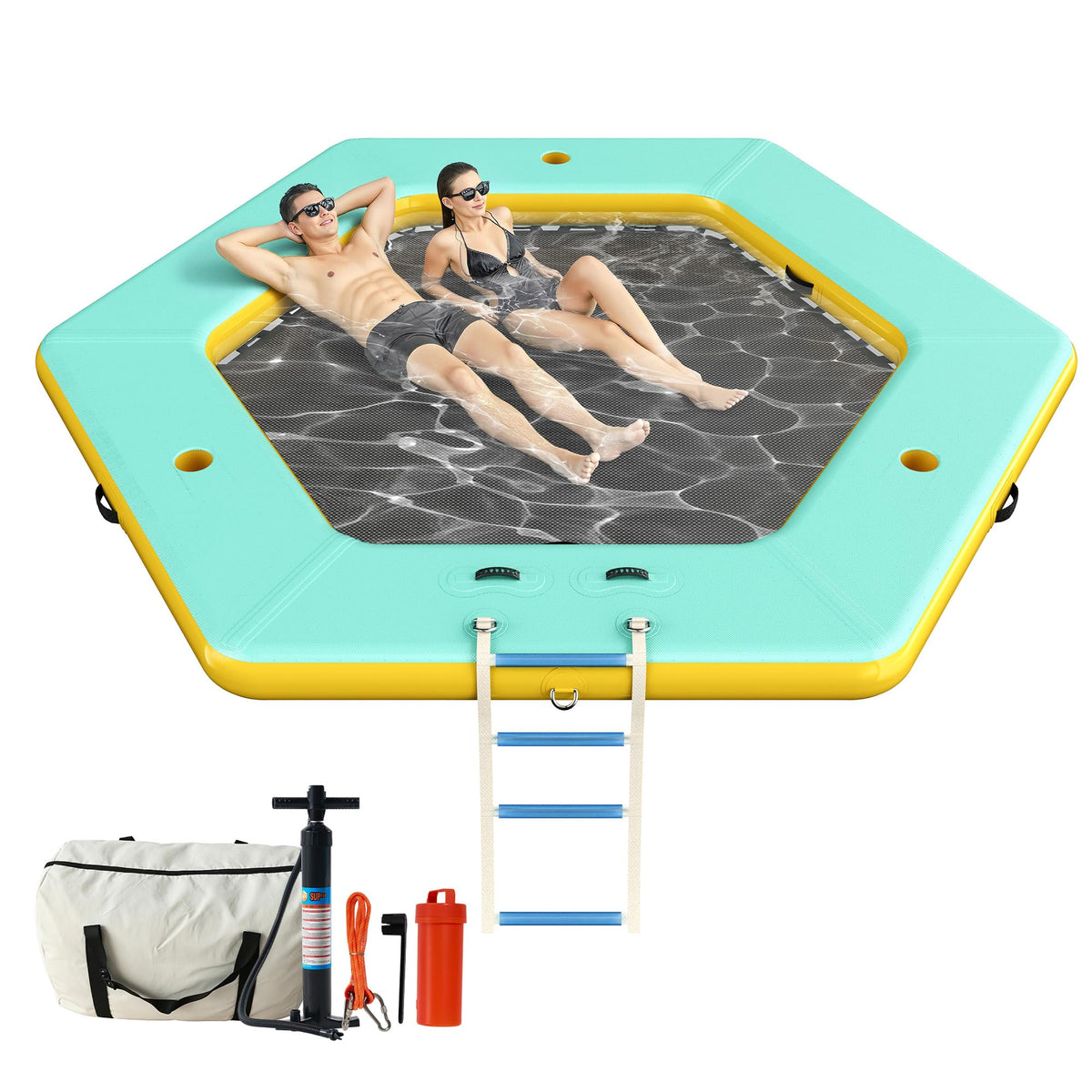 10 FT Hexagon Inflatable Water Hammock A193100