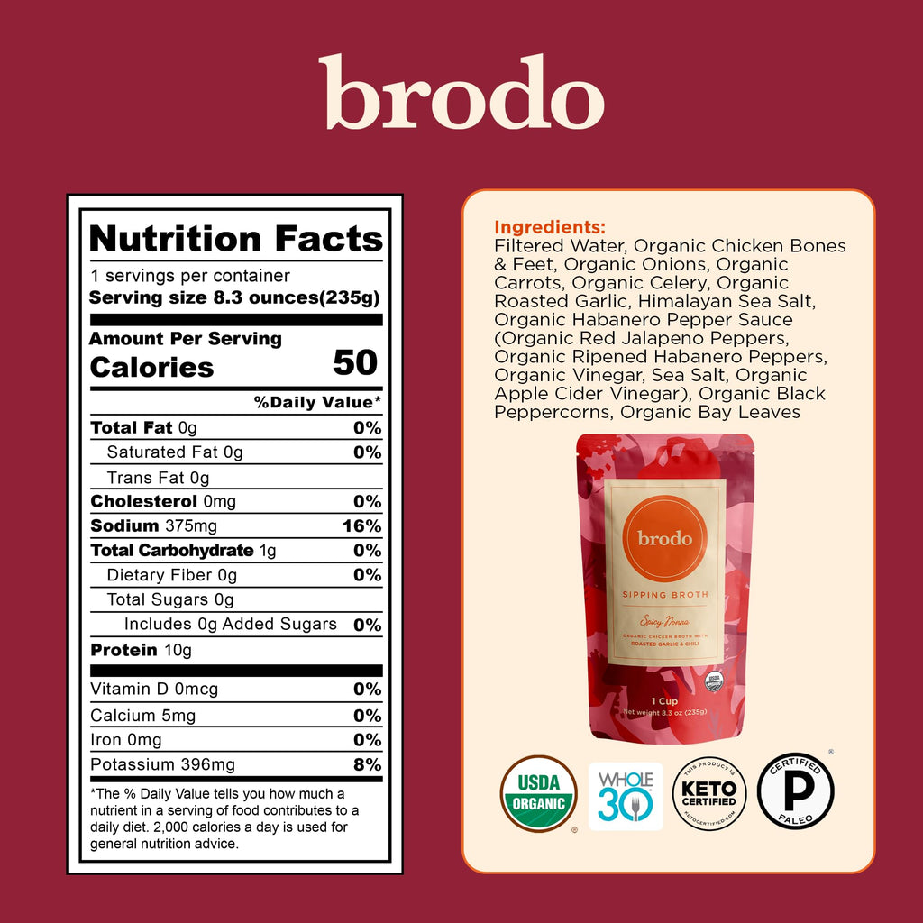 Organic Chicken & Beef Bone Broth 6x 8.3 oz R757
