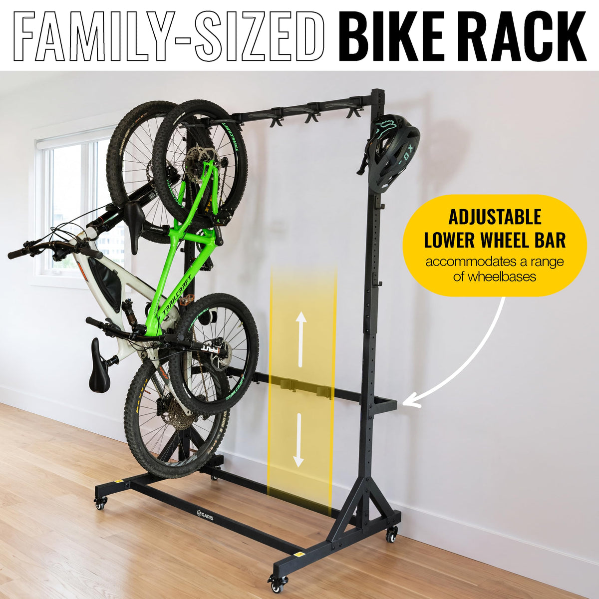 Freestanding 5-Bike Rack D5585
