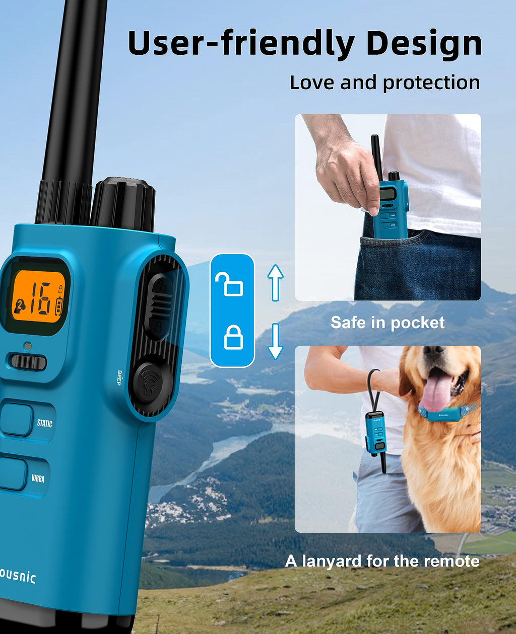 Waterproof Dog Training Collar with Remote Y4793