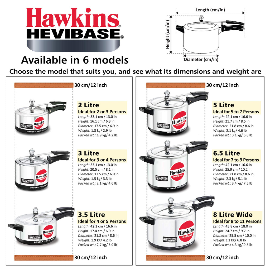 2 Litre Aluminium Pressure Cooker D907495