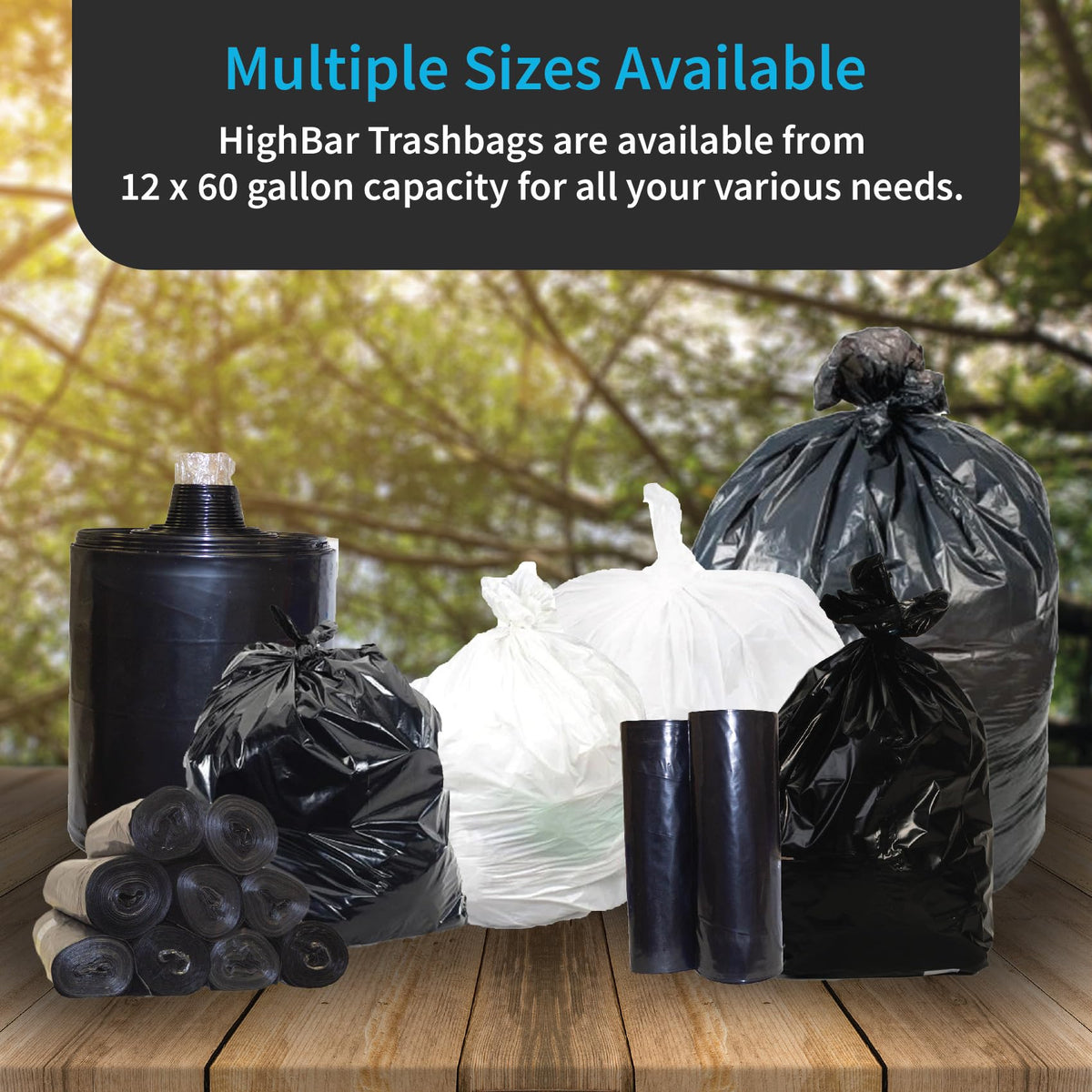 42 Gallon 3 MIL Black Heavy Duty Contractor Bags U9493