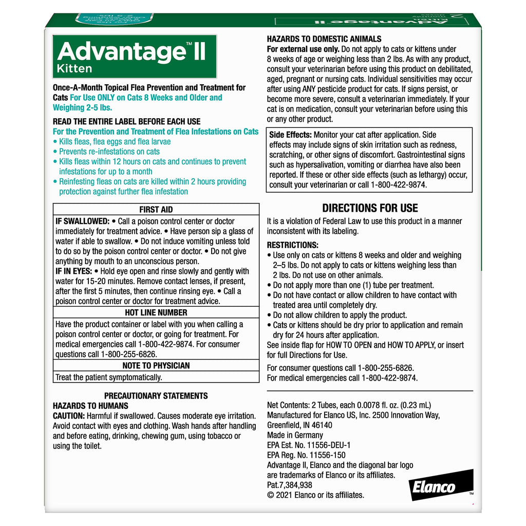 Topical Flea Treatment & Prevention 2ct J101028