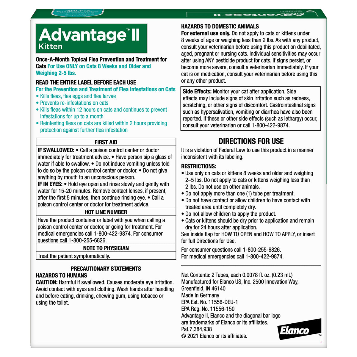 Topical Flea Treatment & Prevention 2ct J101028