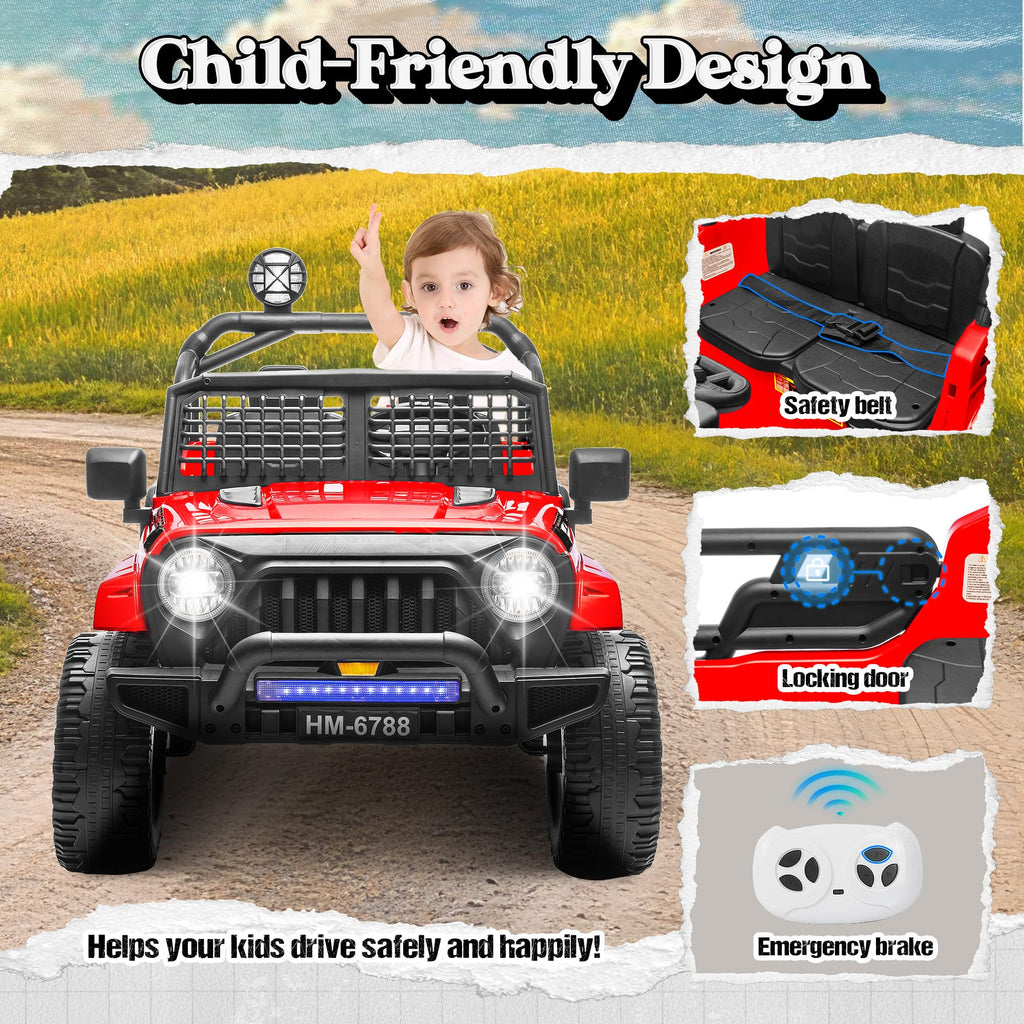 24V 2 Seater Ride on Car Truck Q910