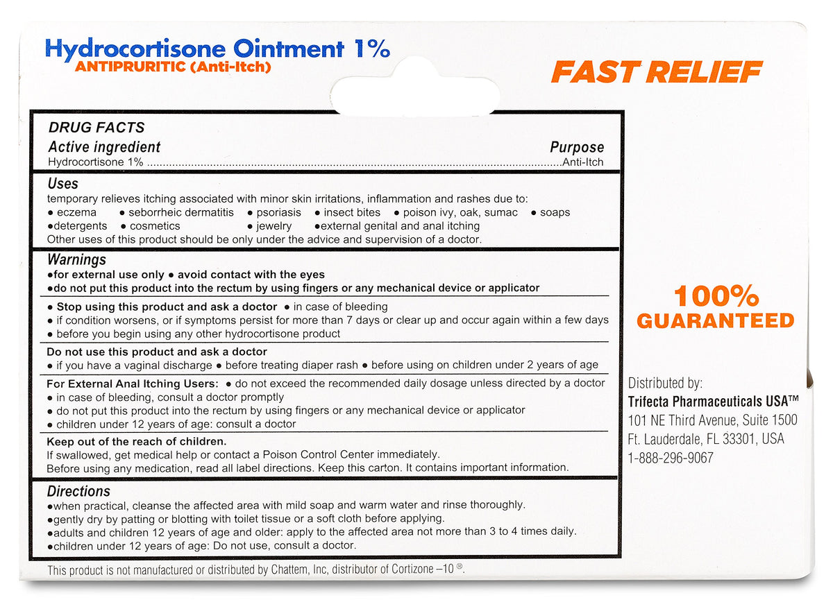 Hydrocortisone Ointment 1% 1 oz T9462