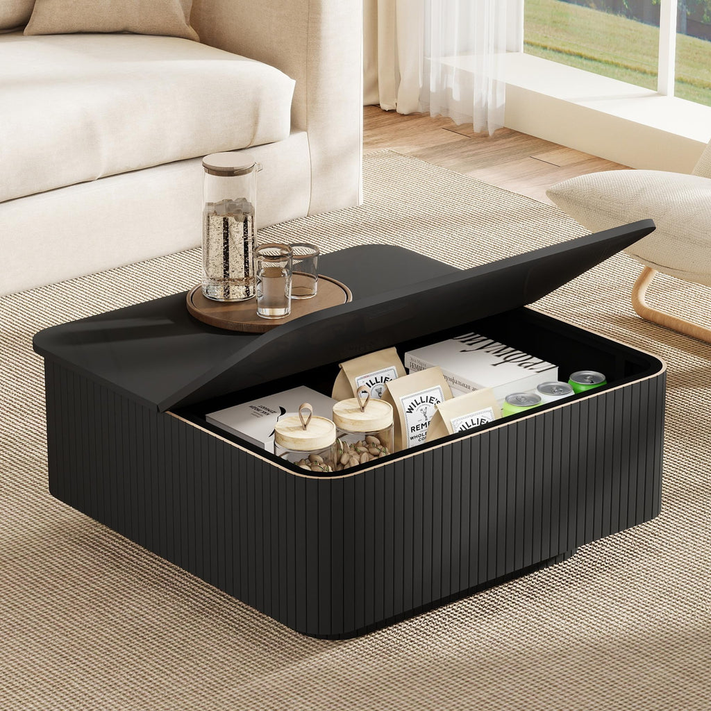 31.5" Square Coffee Table with Storage H290