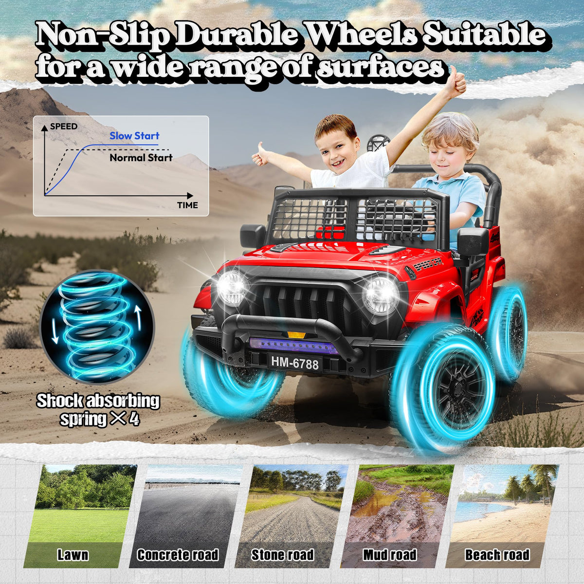 24V 2 Seater Ride on Car Truck Q910
