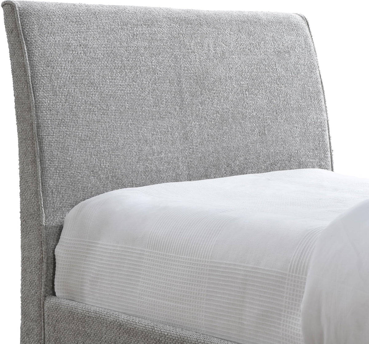 Grey Chenille Twin Trundle Bed W672