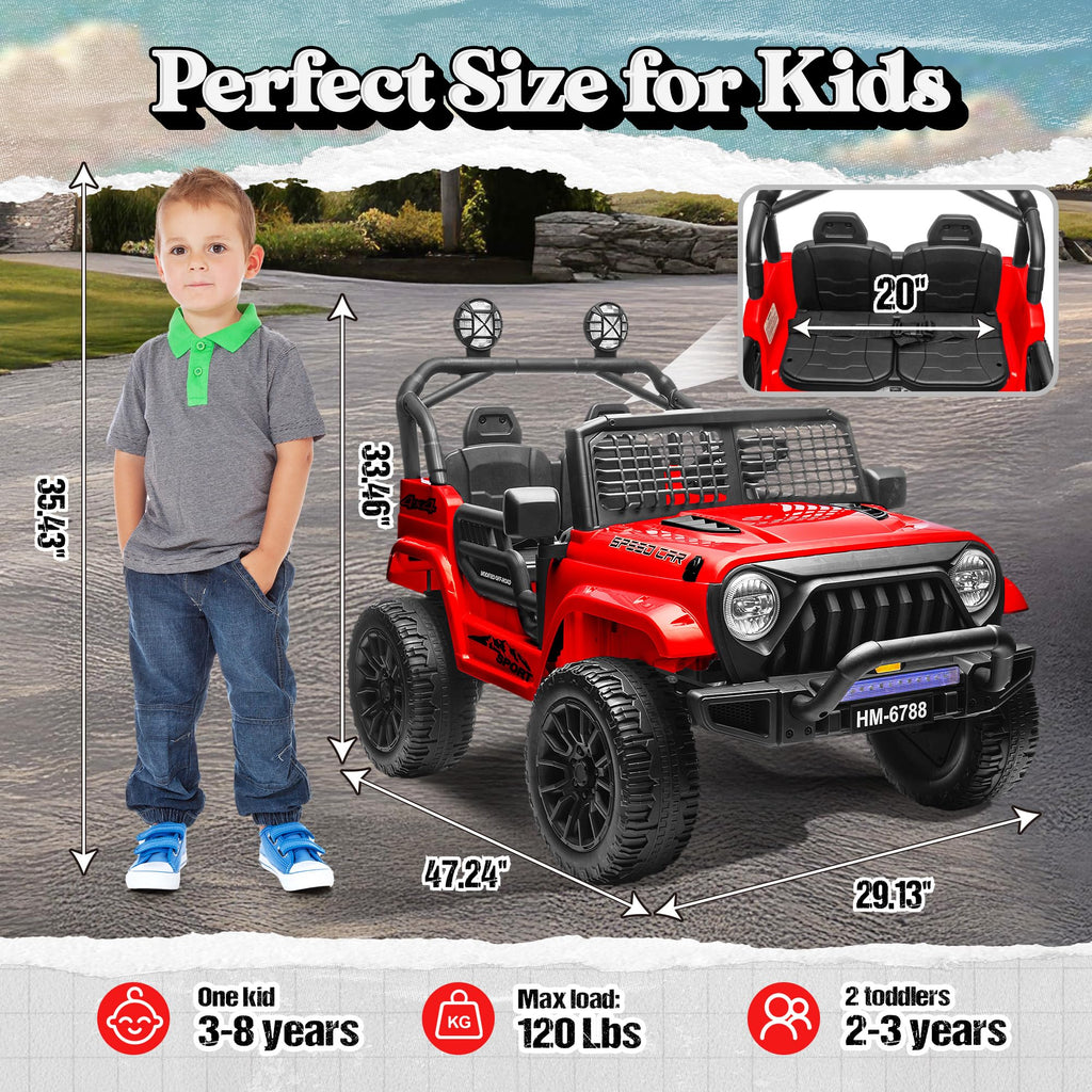 24V 2 Seater Ride on Car Truck Q910