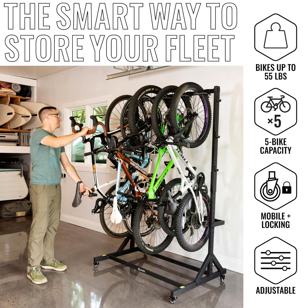 Freestanding 5-Bike Rack D5585